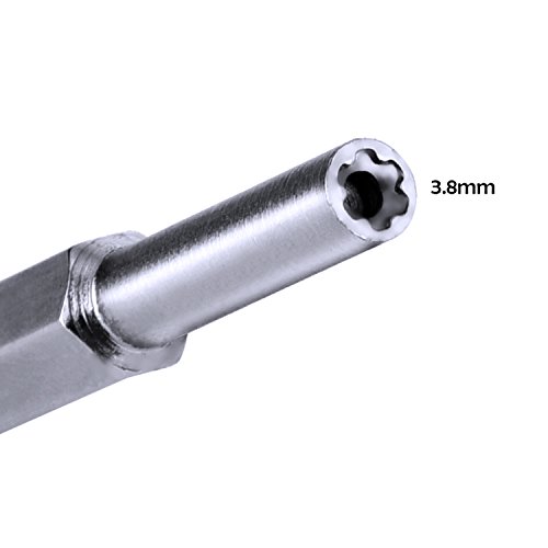 Blulu 3.8 mm 4.5 mm Sicherheitsbit Schraubendreher Werkzeug für NES SNES N64 Kartuschen-Systeme mit 2.5 Trigramm Schraubenzieher - 5