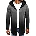 Produktbild R-Cors Herren Sweatjacke mit Kapuze Slim Fit Hoodie-Cardigan Langarm Männer Freizeit-Kapuzen-Jacke für Winter Sommer