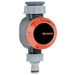 Gardena 1169-20 Bewässerungsuhr, automatisch, Drehknopf, Flexible Bewässerungsdauer (Betriebsdruck : 0,5 bis 12 bar, Für Hähne: 26,5mm (G 3/4) oder 33,3mm (G1), Bewässerungsdauer: 0h5 min - 2h0 min)