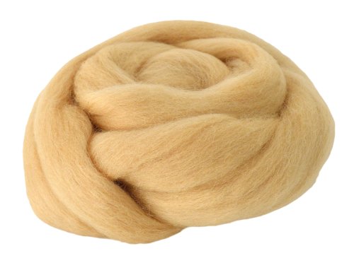 Filzwolle / Märchenwolle 25 g #35 sand f. Nass- u. Trockenfilzen