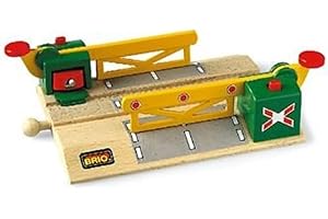 BRIO Magnetic Action Train Crossing for Kids Age 3 Years Up - Compatible with all BRIO Railway Sets & Accessories