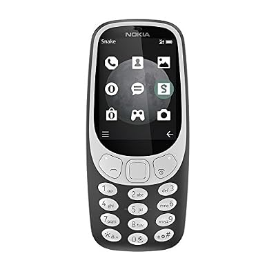 Nokia 3310 3G double SIM - feature phone débloqué GSM, Écran 2,4 pouces, appareil photo 2MP avec flash LED - Gris