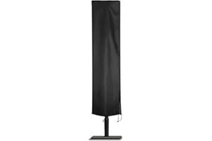 Keyohome Couvertures pour Parasol imperméable, Couverture de Parapluie Cover avec Zip,Respirant 210D Oxford Couvertures pour Pare-Soleil Jardin 240 x 57 x 57 cm