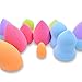Minifamily® 1 Pcs Orange Supper Micro Mini Size Water drop Beauty Flawless Makeup Blender Comestic Sponge Puff for Professional Detail Special Part Eyebrow Make Up