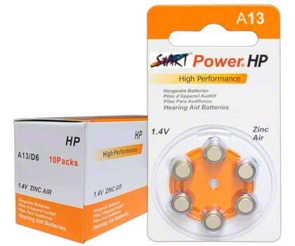 StartPower - Pilas para audífonos (tipo A13, 1,4 V, 280 mAh)