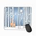Produktbild Mouse pad deer forest illustration winter season full moon vector paper art style steelseries keyboard