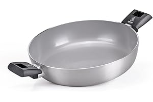 Moneta Innova Tegame 28cm, rivestimento naturale FineGres (NO PFAS), anche per induzione, 100% Made in Italy