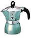 Produktbild Bialetti Espressokocher Dama Glamour azzura 3 Tassen hellblau 21,0 x 15,0 x 9,2 cm