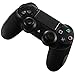 Produktbild Flexible Silikon Schutzhülle Case Skin Joypad für Sony PlayStation 4 PS4 Dualshock Wireless Controller + 2 Thumbstick Grips (Black)