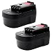 Produktbild Cellonic 2X Premium Akku (14.4V, 3Ah, NiMH) für Black & Decker CD14S/CD14SFK/CL14/CL14K/CP14/CP14K/CP141/CP141K - A14, A1714, HPB14 Ersatzakku Batterie Werkzeugakku
