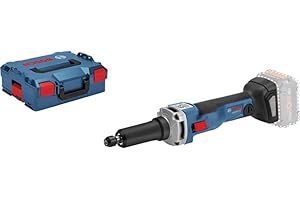Bosch Professional 18V System Akku Geradschleifer GGS 18V-23 LC (Leerlaufdrehzahl 23.000 min-1, Connect Ready, in L-BOXX, ohne Akku/ Ladegerät)