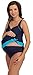 Be Mammy Maternity Bathing Suit GRACE (NavyBlue/Blue, 16)