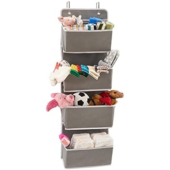 mDesign Schrank Organizer ohne Bohren – Hängeorganizer mit Vier großen