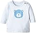 United Colors of Benetton Baby-Boys Bear Face Polo Shirt, Pale Blue, 9 to 12 months (Manufacturer Size: 74 cms)