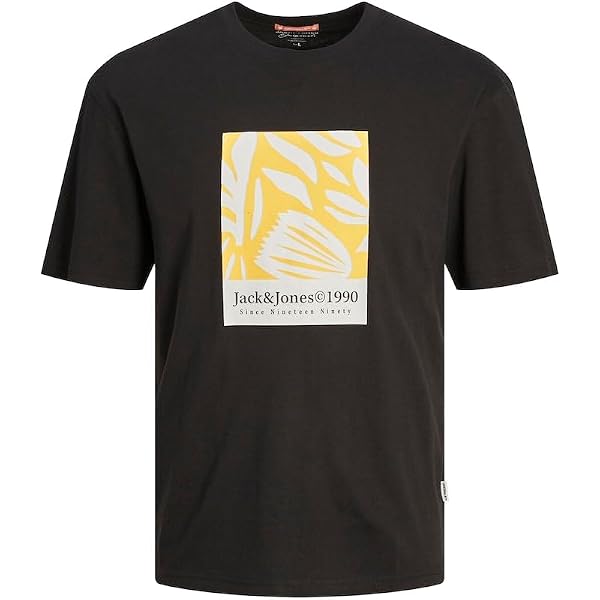 T-Shirt Jack E Jones Jcoflorals Tee Ss Crew Neck Fst Bianca