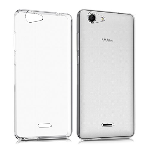 kwmobile Funda para Wiko Pulp Fab 4G  5 5   - Carcasa Protectora de  TPU  para m  vil - Cover  Trasero  en  Transparente 