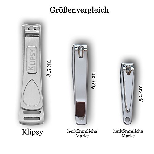 K-Pro KLIPSY Nagelknipser Groß – Edelstahl Nagelzwicker für Finger- und Fußnägel - 3
