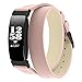 Produktbild Womdee Kompatibel Fitbit Inspire Armband/Fitbit Inspire HR Armband, Double Tour Lederband Ersatz Armband für Damen Herren Fitbit Inspire/Fitbit Inspire HR Fitness Tracker