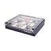 Produktbild TQ GJR-L Uhrenbox-Organizer aus massivem Holz mit Glasaufsatz von Case Elegance,18slots