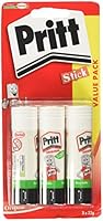 Pritt Glue Stick, Safe & Child-Friendly Craft Glue for Arts & Crafts Activities, Strong-Hold adhesive for School &...