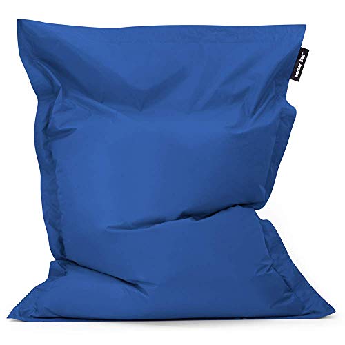 Bean Bag Bazaar Bazaar Bag - Azul, 180cm x 140cm, Puf Gigante para Interiores y Exteriores - Puff Enorme, Ideal para usar en el Hogar y el Jardín