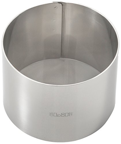 Ibili Clasica Dessertring, Tortenring, Kuchenring, rund, 8 cm Durchmesser, 6 cm Höhe, 1 Stück