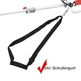 HECHT Elektro-Motorsense 1445 Rasen-Trimmer Freischneider (1400 Watt, inkl. Fadenspule, 3-Zahnmesser und Tragegurt) - 7