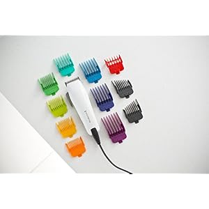 Remington HC5035 Corded Colour Cut Hair Clipper, White and Grey - Image 7