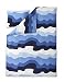 Produktbild Finlayson Ajatus Bettbezug-Set mit Kissen Fall, Baumwolle, Blau/Weiß, 150 x 210 cm