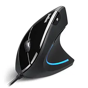 [Hardware Update] Perixx PERIMICE-513N, Wired Ergonomic Vertical Mouse - 1000/1500/2000 DPI - Natural Ergonomic Vertical Design - Recommended with RSI User