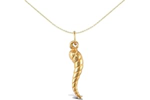 Jewelco London Ladies 9ct Yellow Gold Horn of Plenty Charm Pendant