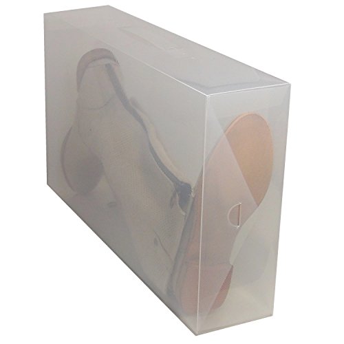 8x DynaSun PP384 Schuhbox Schuhkasten Lagerkasten Box Schuhschachtel für Aufbewahrung Stiefel faltbare Halter für Damen und Herren - 4