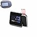 Produktbild gzmy Uhr Projektion 180 Grad drehbar Zeit Projektion Funktion LCD Display Die Temperatur und Wetter Projektion Uhr mit Sound Maschine