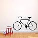 Produktbild Fahrrad Wandaufkleber Steuern Dekor Wohnzimmer Fahrrad Silhouette Wandtattoos Kinderzimmer Dekoration Vinyl Wandbild 100 cm x 58 cm M