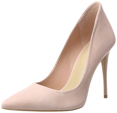 light pink closed toe heels