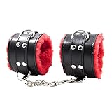 PJOS8® Plush Handcuffs Ankle Cuffs Sex Bondage Bundled Toy for Couples