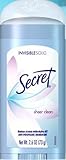 desodorantes secret clinical Fuerte protección de humedad y olor.