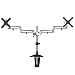 Produktbild PureMounts PM-STYLE-DM-23D Schreibtisch Halterung für 2 Monitore bis 69cm (27 Zoll), schwenkbar, neigbar, drehbar VESA 100, Armlänge: 2x32cm
