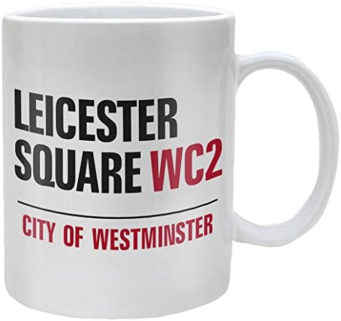 Leicester Square Street Sign Ceramic Mug