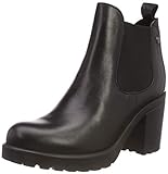 Elastik s.Oliver Damen 5-5-25410-21 003 Chelsea Boots, Schwarz (Black Leather 3), 38 EU