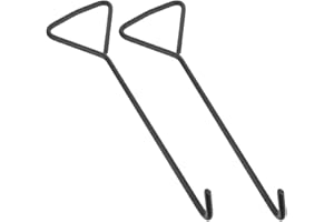 Aiyomi 2 Stücke 60cm Kanaldeckelheber, Kanalhaken Schachthaken Gullihaken Schachtdeckelhaken Kanaldeckelheber Haken Für Kanaldeckel
