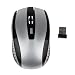 Produktbild FEITONG Mini Tragbare 2.4GHz 6 Schlüsseln Wireless Optische Kabellos Mäuse USB Gaming Mäuse Funkmaus für PC Laptop Gamer (Silber)