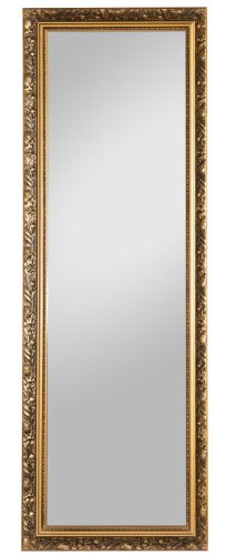 Spiegelprofi H0025015 Holzrahmenspiegel Pius, 50 x 150 cm, gold