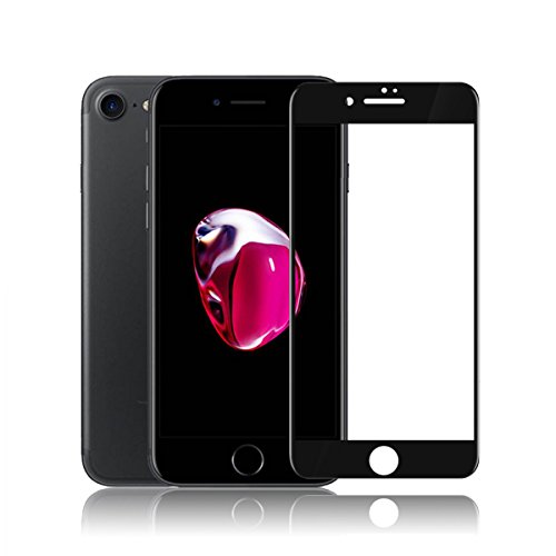 Boriyuan Iphone 7 Plus Full Displayschutzfolie Panzerglas Panzer Folie HD Ultra-klar glasfolie Vollschutz Front Glas Scheibe für iPhone 7 Plus 5.5 Zoll Schwarz - 8