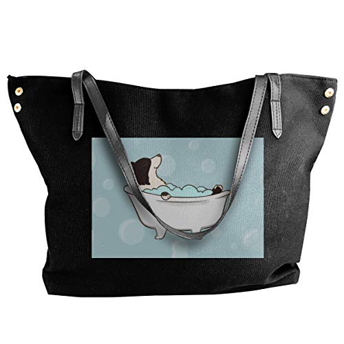 Preisvergleich Produktbild Fashion Collie Hunde-Badteppich mit Schultertasche aus Segeltuch