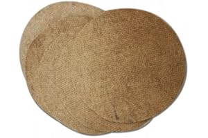 WormBox Juego de 5 Alfombrillas de Cáñamo humectantes para Vermicompostador Ø 40 cm