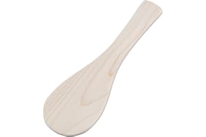 YAMAKO Cuillère de service japonaise en bois hinoki shamoji de style japonais BSY05016 - 16 cm