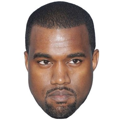 Preisvergleich Produktbild Kanye West Maske aus Pappe