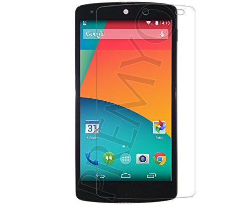 PREMYO  2 Piezas  cristal templado Nexus 5  Protector cristal templado Nexus 5 con una dureza de 9H  bordes redondeados a 2 5D  Protector pantalla Nexus 5
