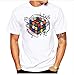 Produktbild Atoutcubes T-Shirt Maths Cube Speedcubing Rubic Tshirt, L, Homme